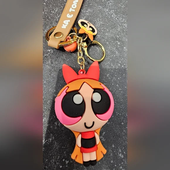 Power Puffs Character Keychain Powerpuff Girl NWOT - Picture 8 of 8